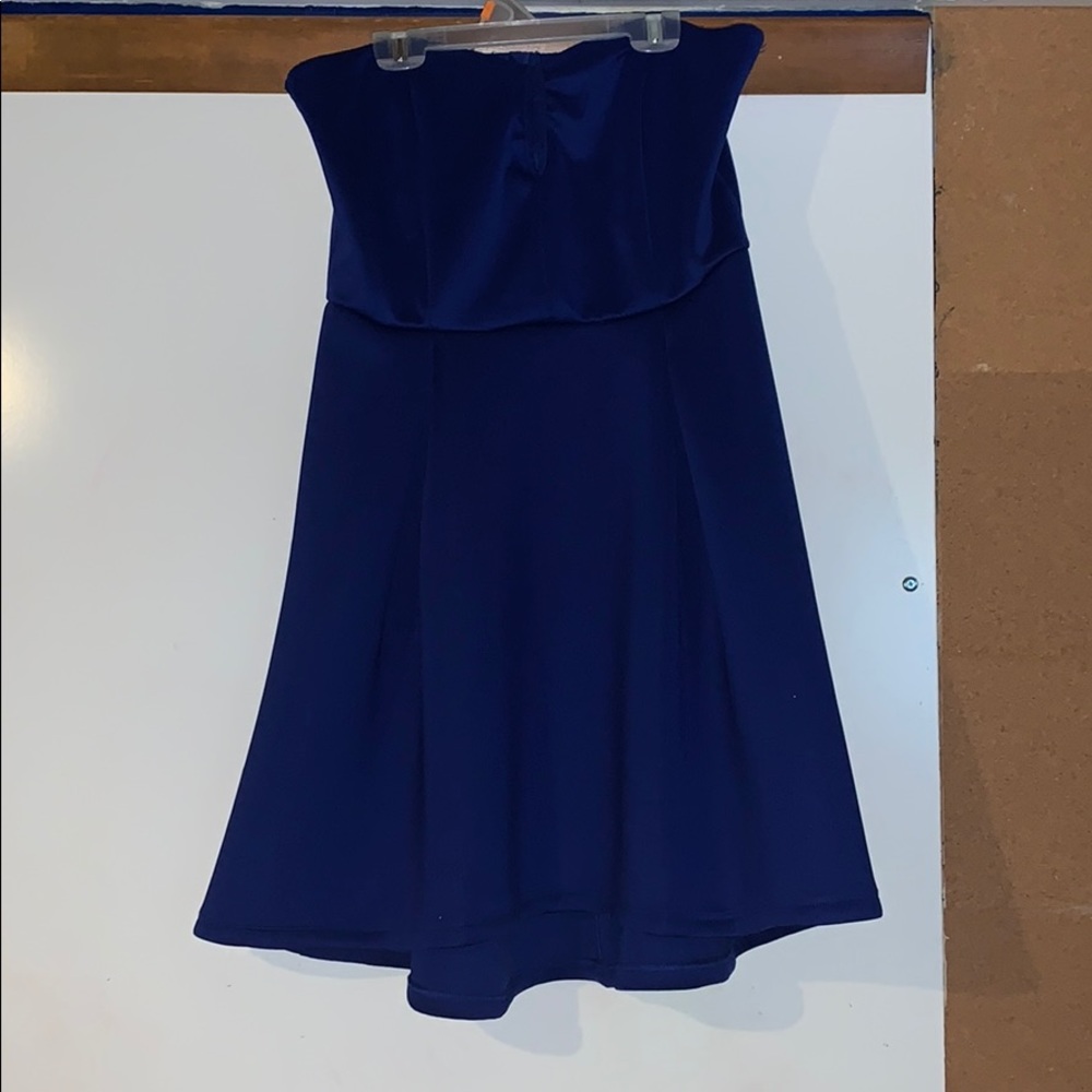 Blue cocktail dress